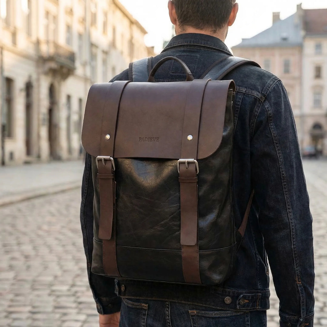 Structured Daily Flap Backpack - Veltora