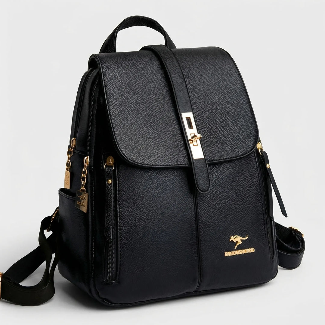 Structured Flap Top Backpack - Veloza