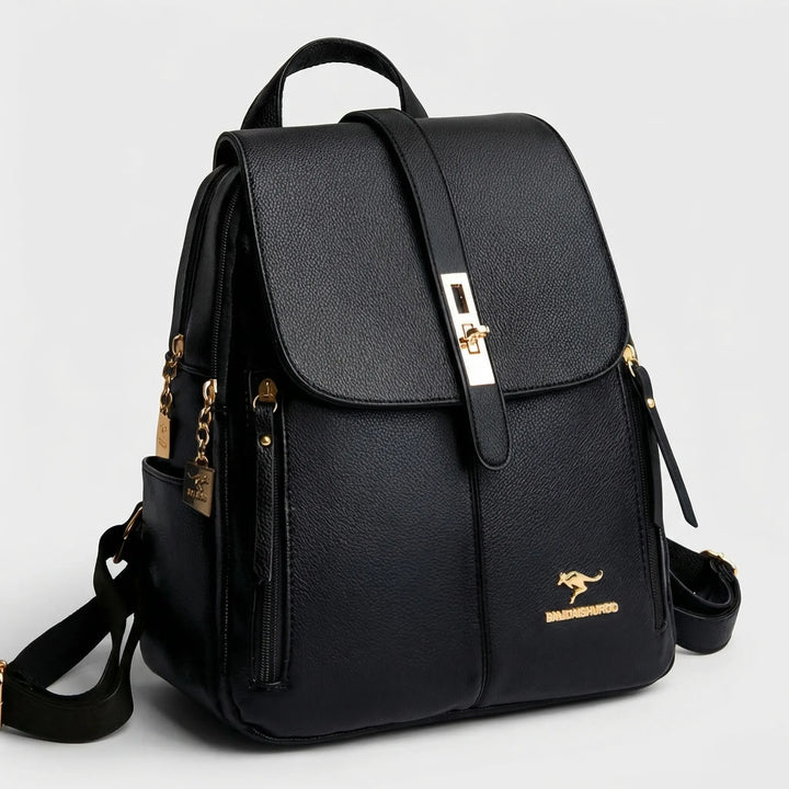 Structured Flap Top Backpack - Veloza