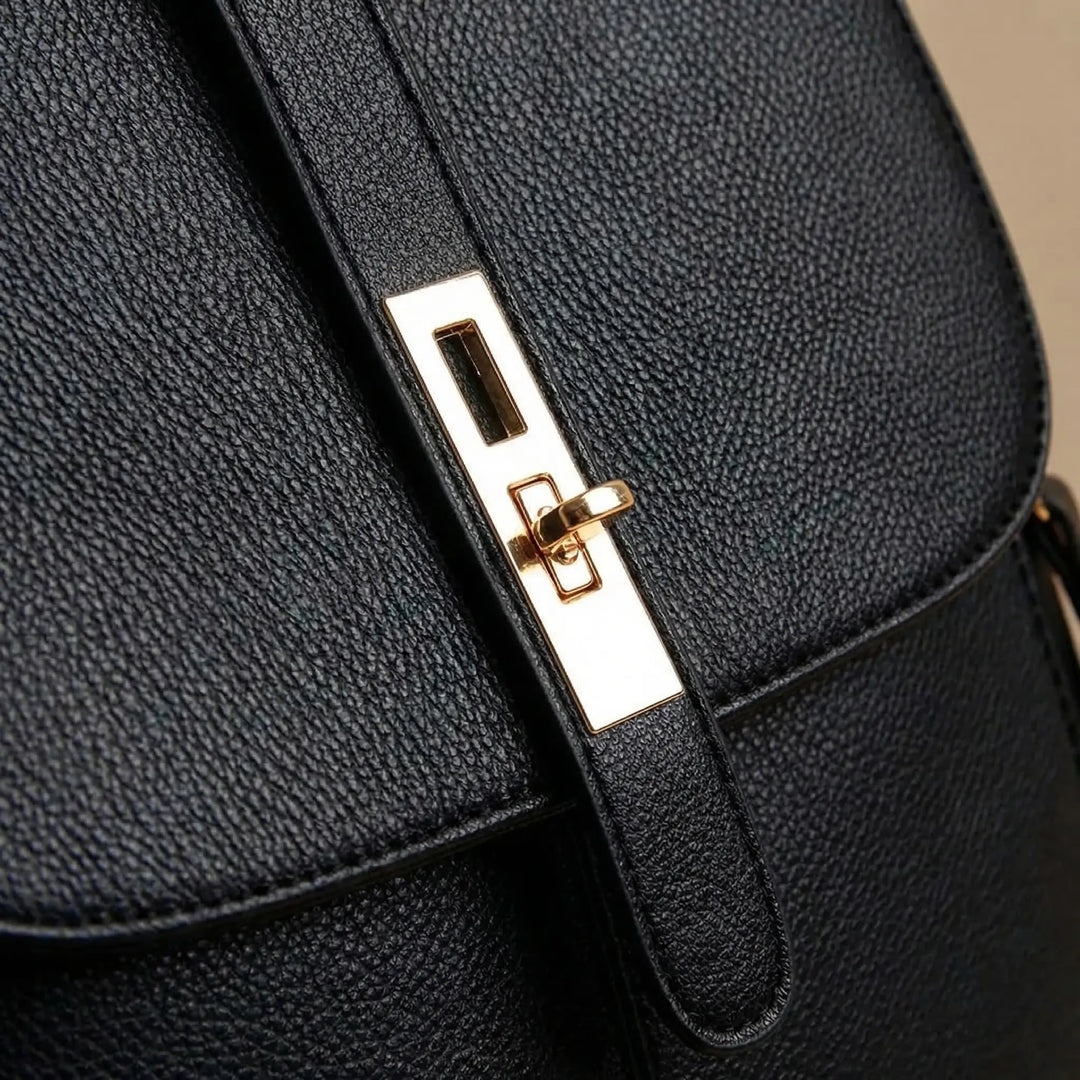 Structured Flap Top Backpack - Veloza