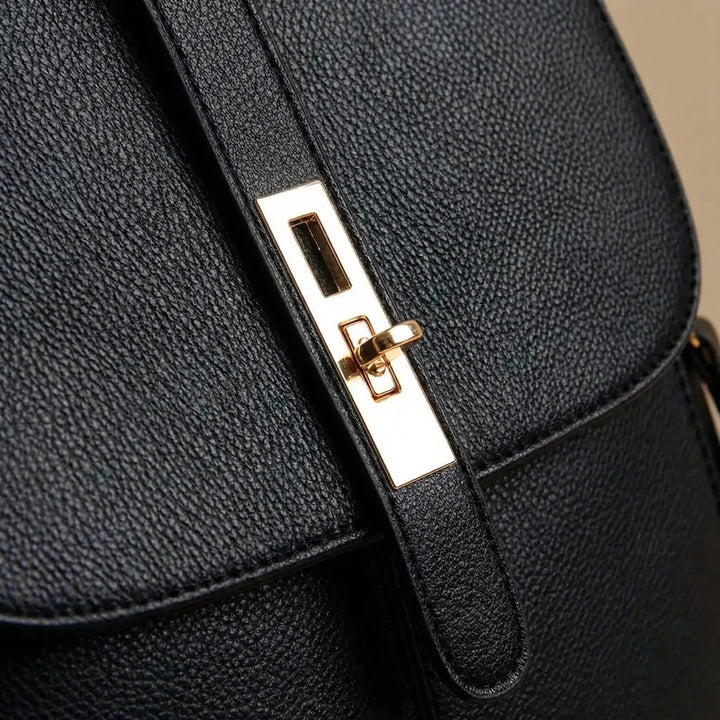 Structured Flap Top Backpack - Veloza