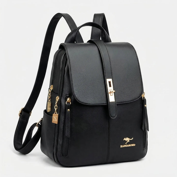 Structured Flap Top Backpack - Veloza