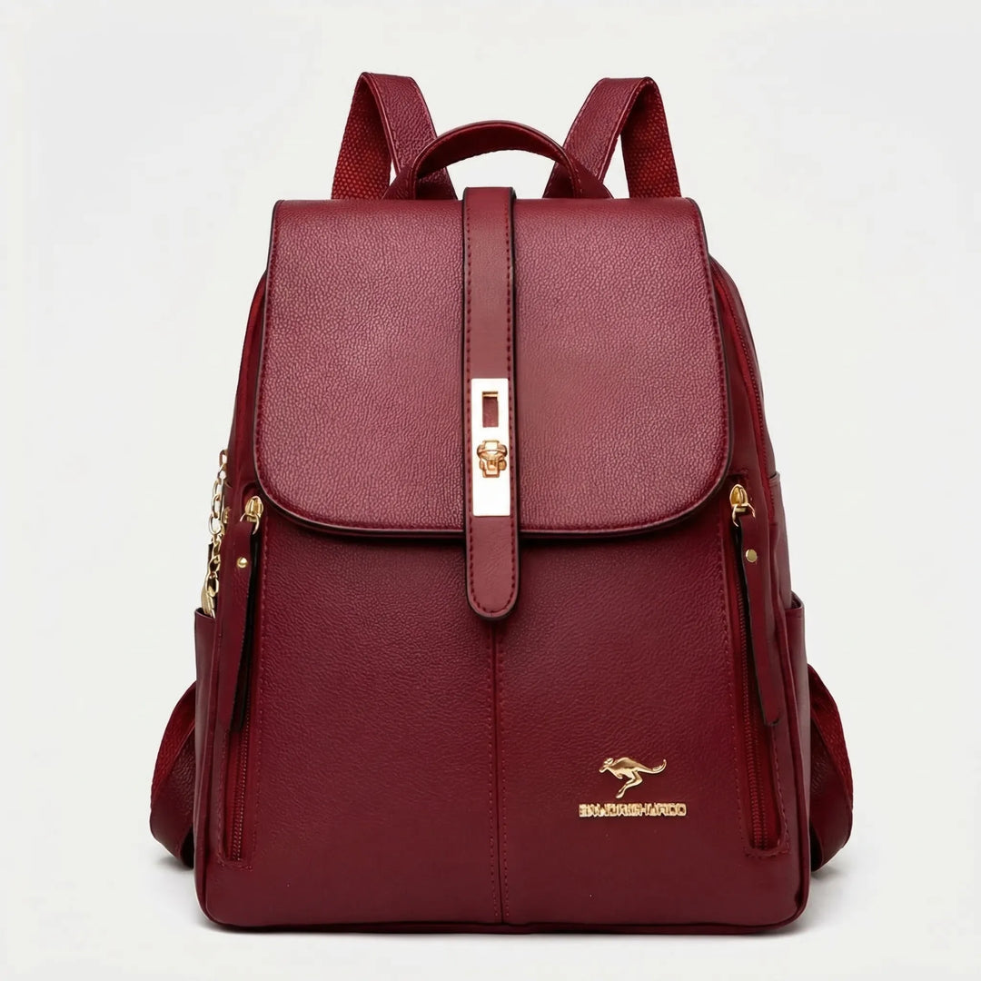 Structured Flap Top Backpack - Veloza
