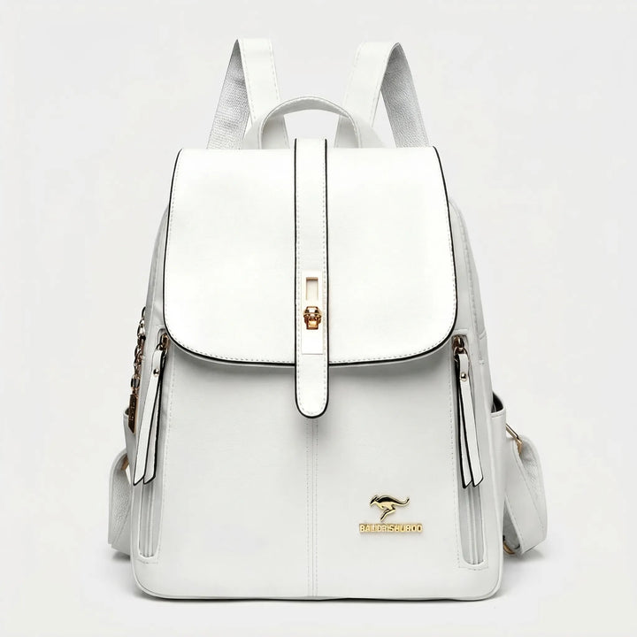 Structured Flap Top Backpack - Veloza