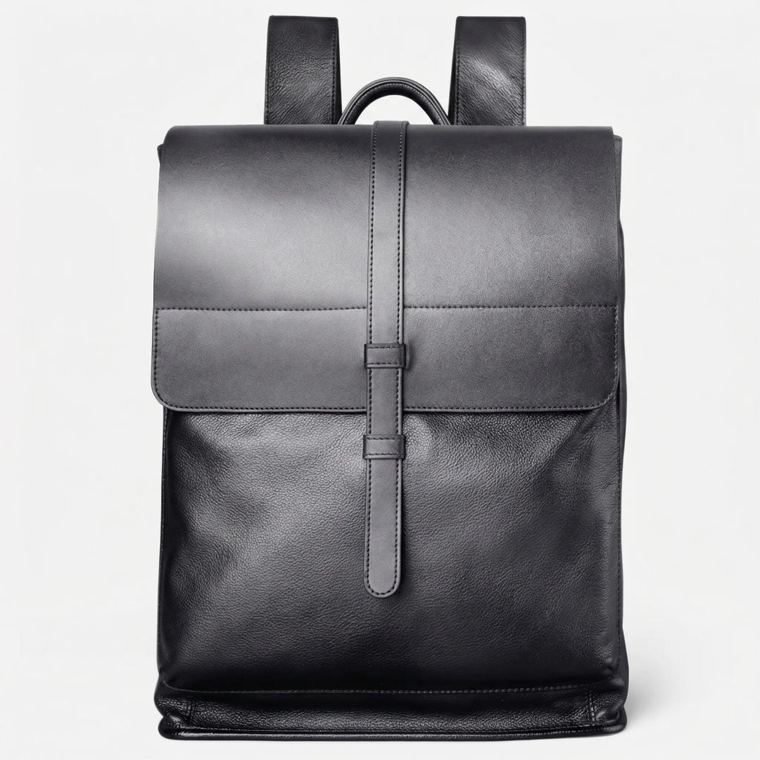 Structured Minimalist Flap-Top Backpack - Corvela