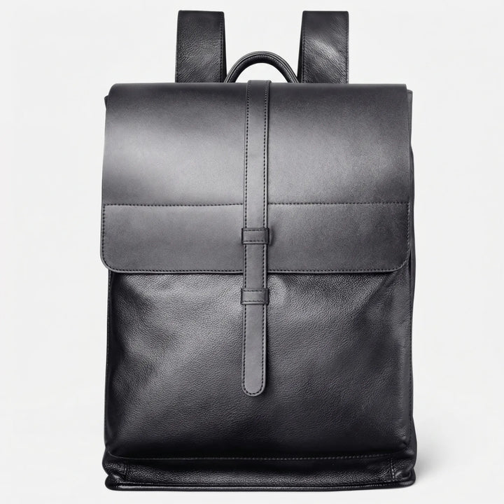 Structured Minimalist Flap-Top Backpack - Corvela