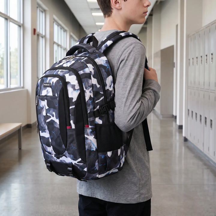 Structured Multi-Compartment School Backpack - Zenthos