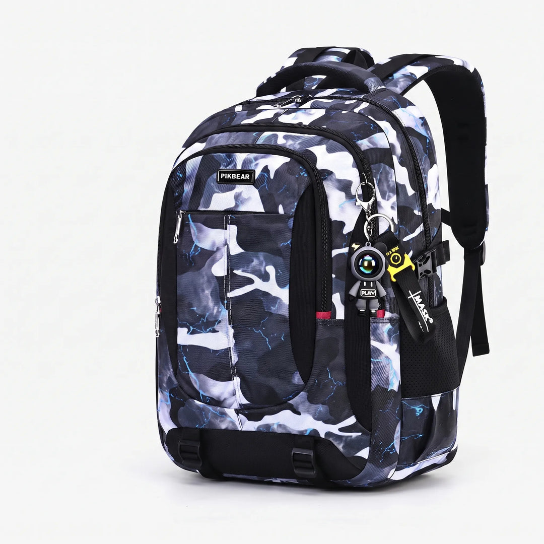 Structured Multi-Compartment School Backpack - Zenthos