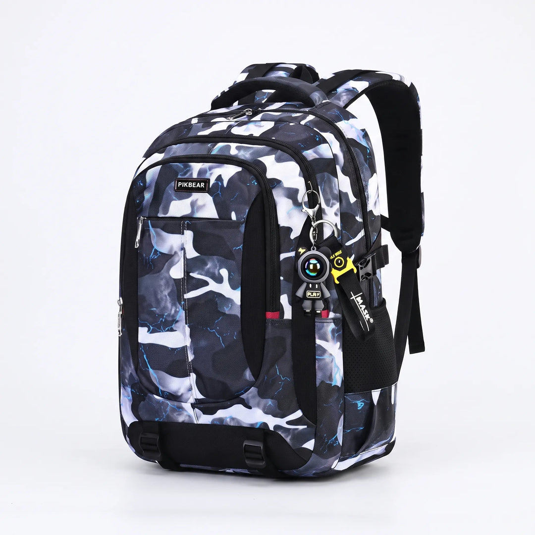 Structured Multi-Compartment School Backpack - Zenthos