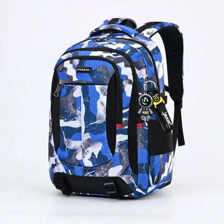 Structured Multi-Compartment School Backpack - Zenthos