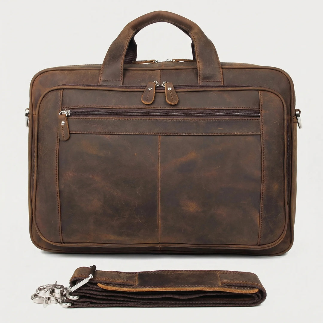 Structured Professional Daily Briefcase - Vintaro