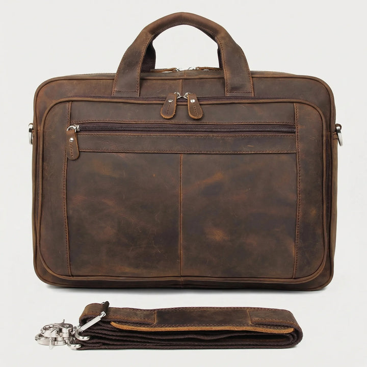 Structured Professional Daily Briefcase - Vintaro