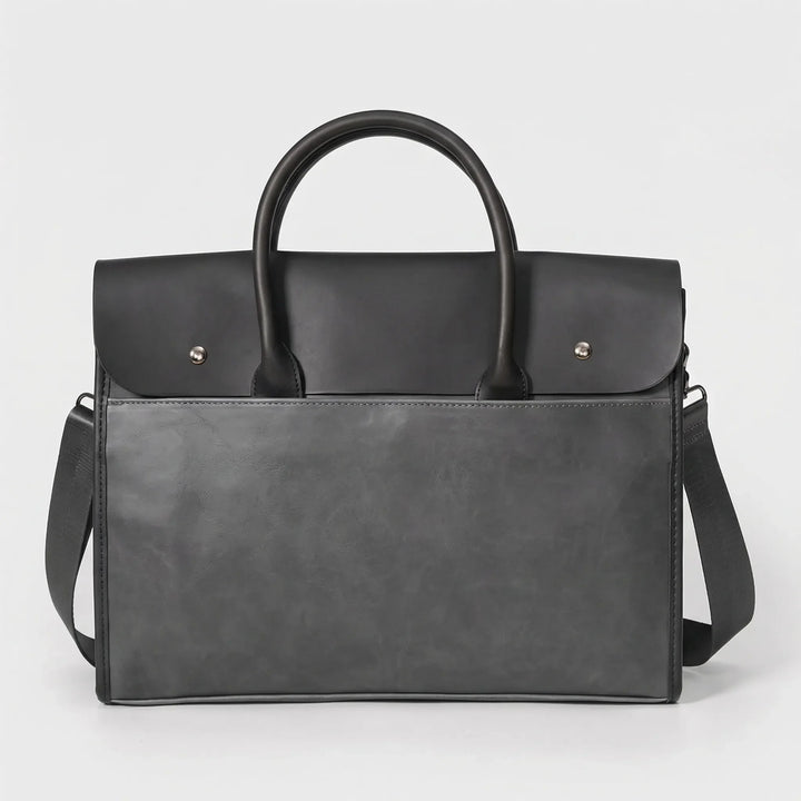 Structured Retro Briefcase - Portaso