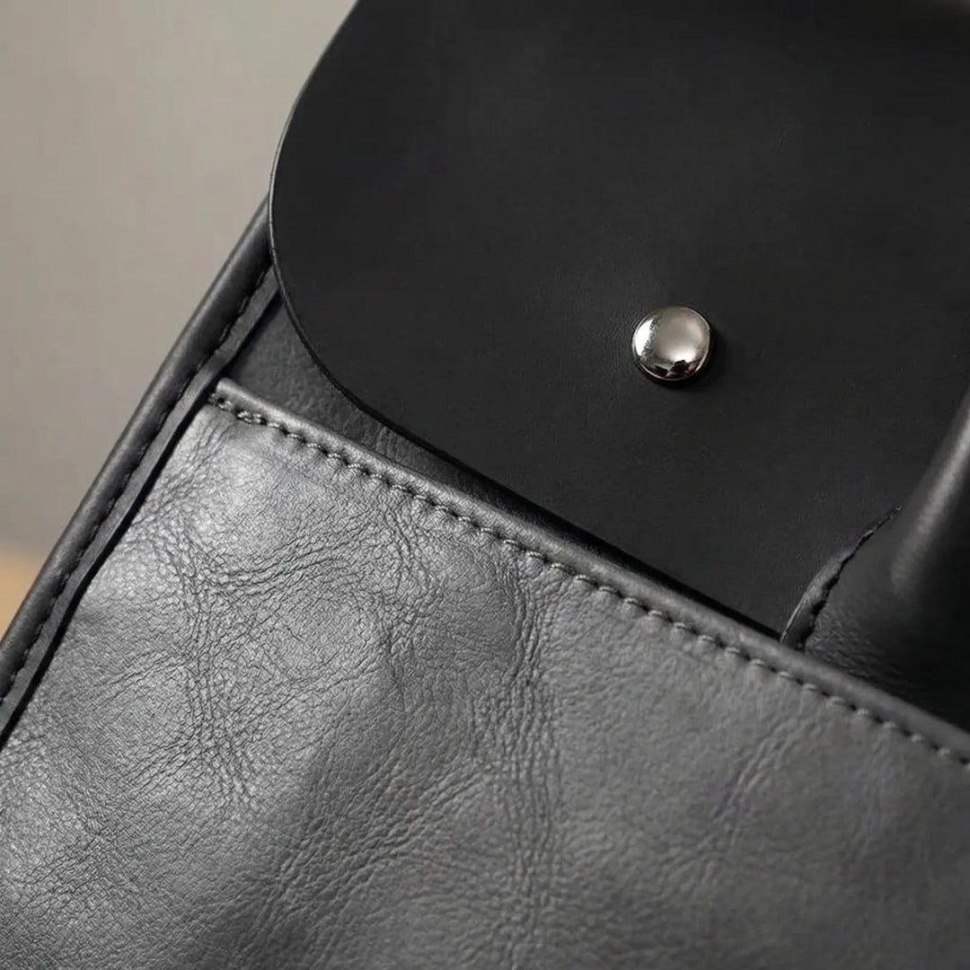 Structured Retro Briefcase - Portaso