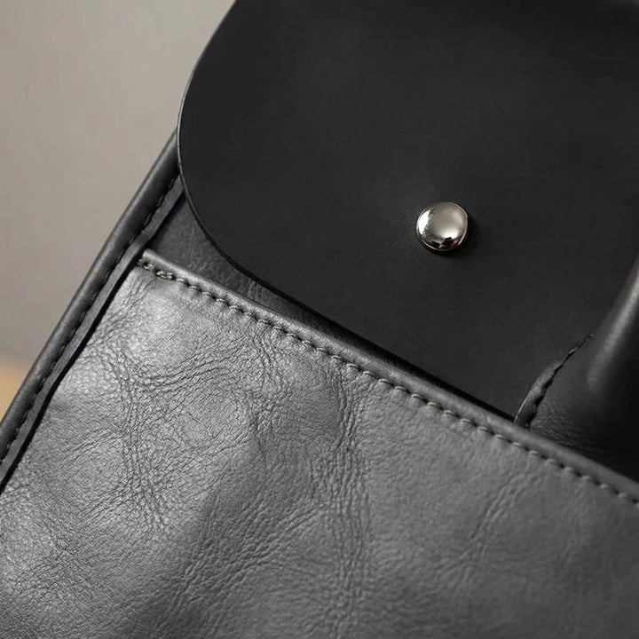 Structured Retro Briefcase - Portaso