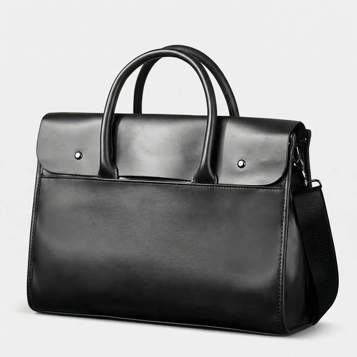 Structured Retro Briefcase - Portaso