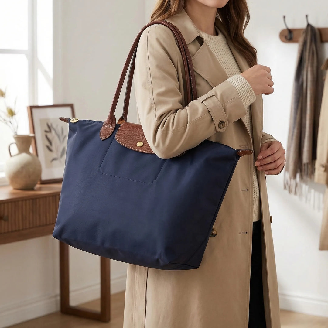 Structured Shoulder Tote Bag - Veliance