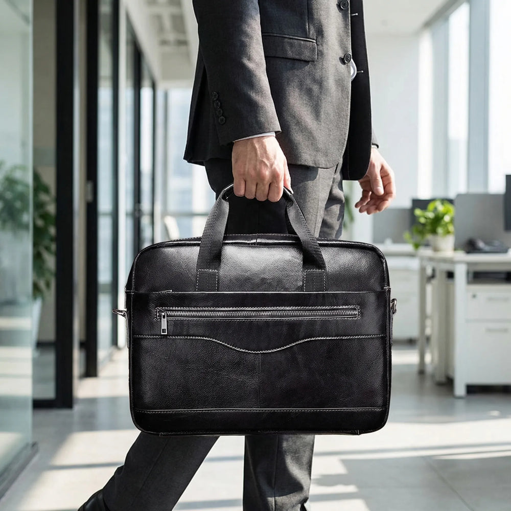 Structured Slim Briefcase Bag - Vectrio
