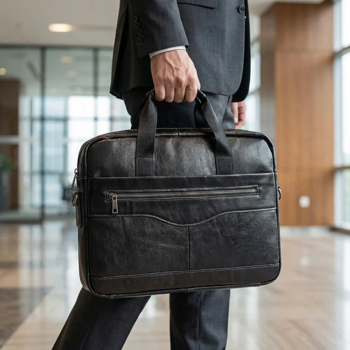 Structured Slim Briefcase Bag - Vectrio