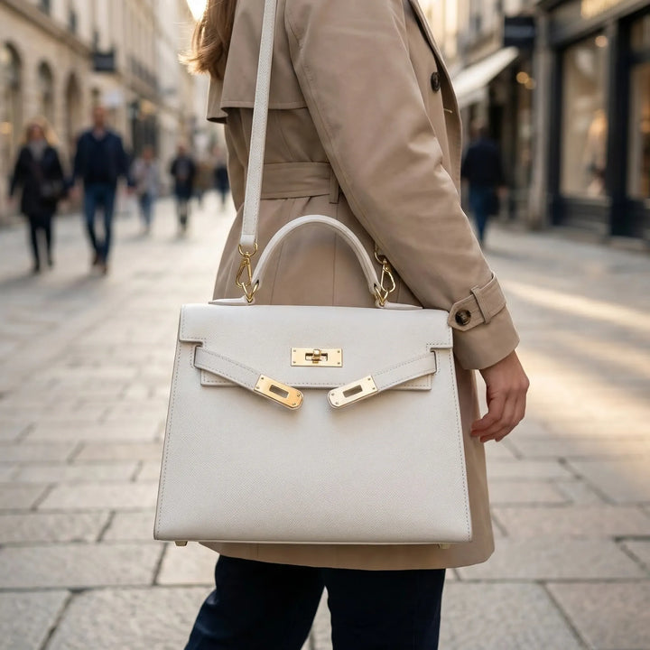 Structured Top Handle Bag - Valetta