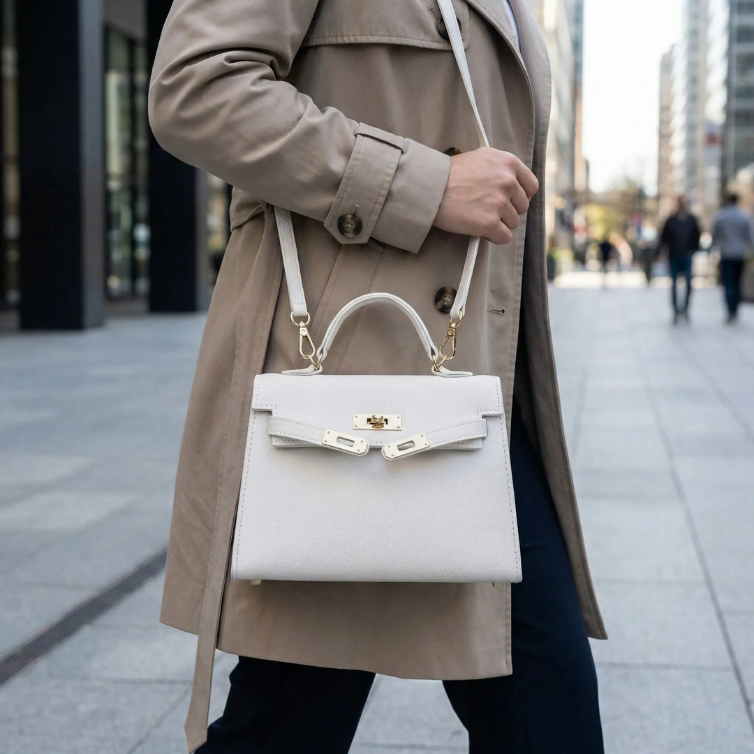 Structured Top Handle Bag - Valetta