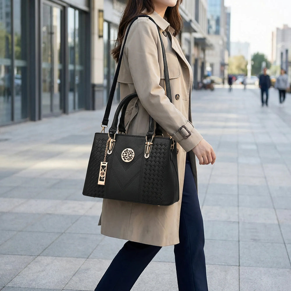 Structured Top Handle Bag - Vevora