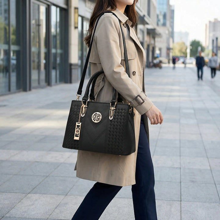 Structured Top Handle Bag - Vevora