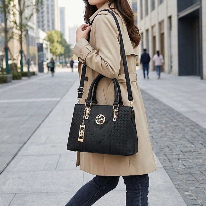 Structured Top Handle Bag - Vevora