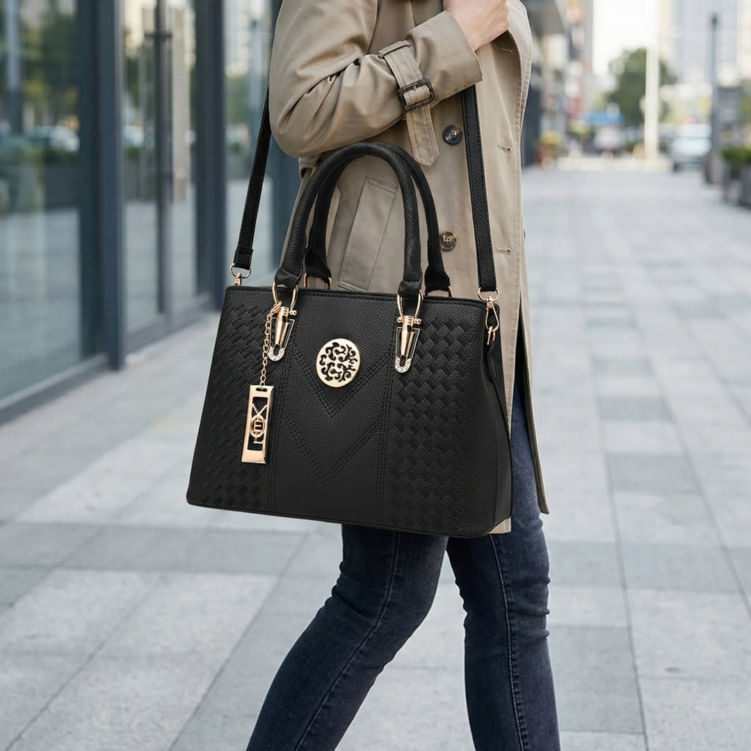 Structured Top Handle Bag - Vevora