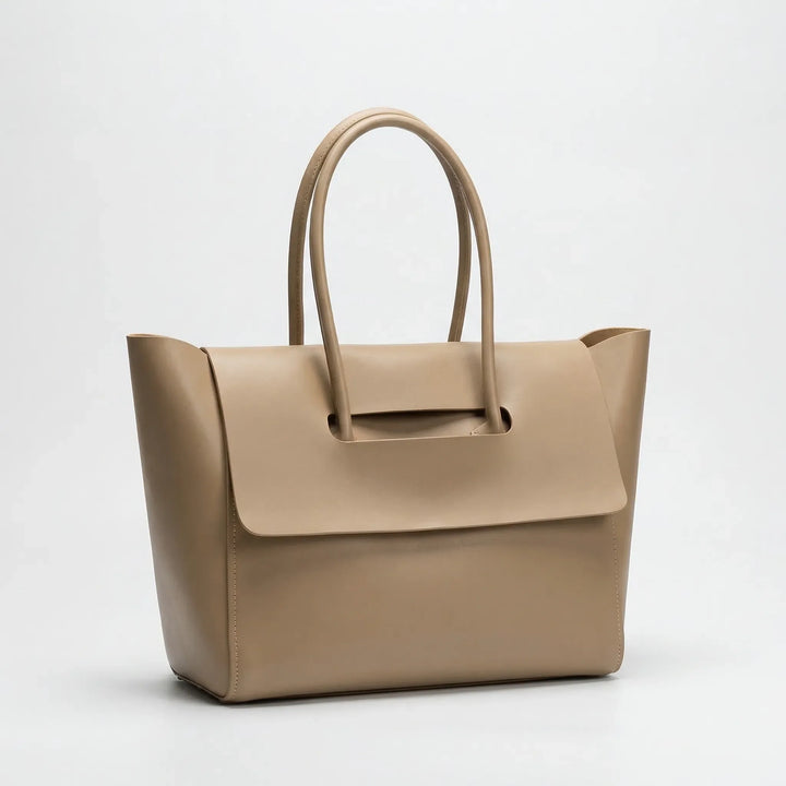 Structured Top Handle Tote - Vellura