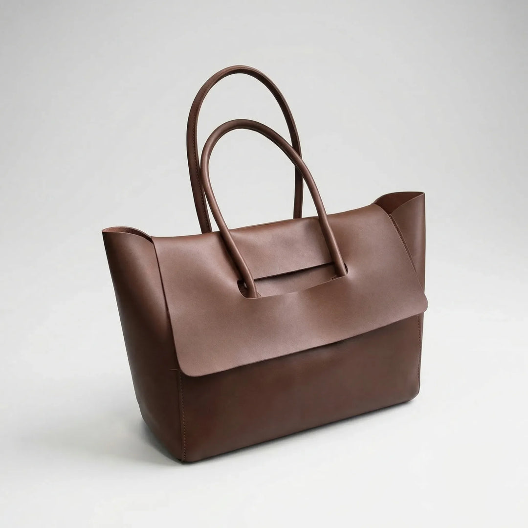 Structured Top Handle Tote - Vellura