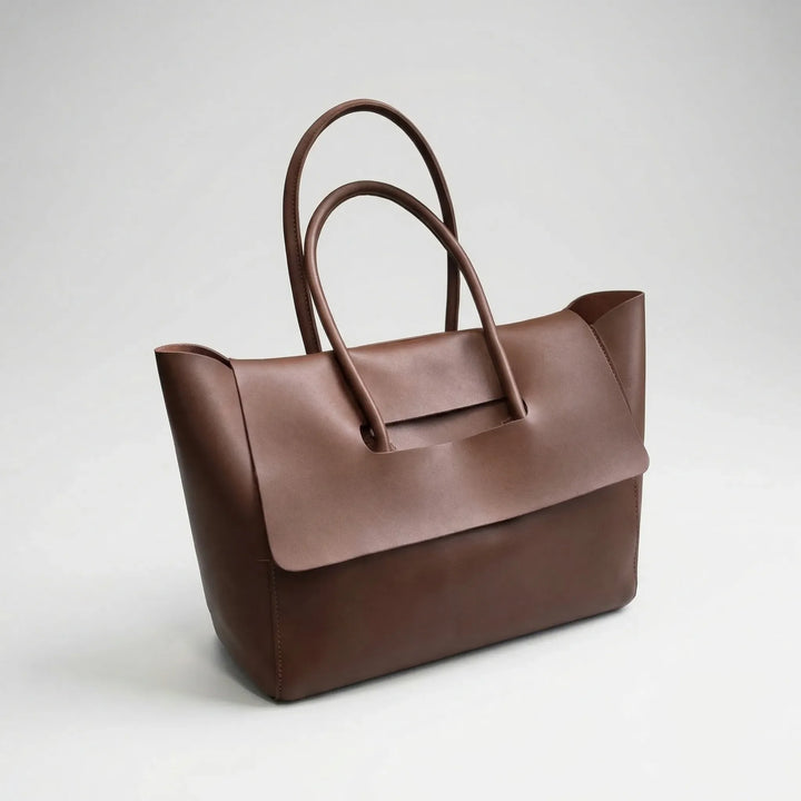 Structured Top Handle Tote - Vellura