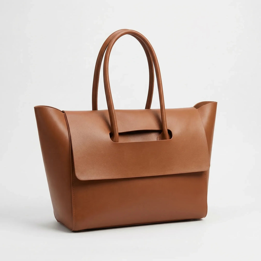 Structured Top Handle Tote - Vellura