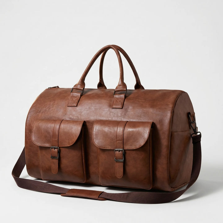 Structured Travel Duffel Bag - Voyara