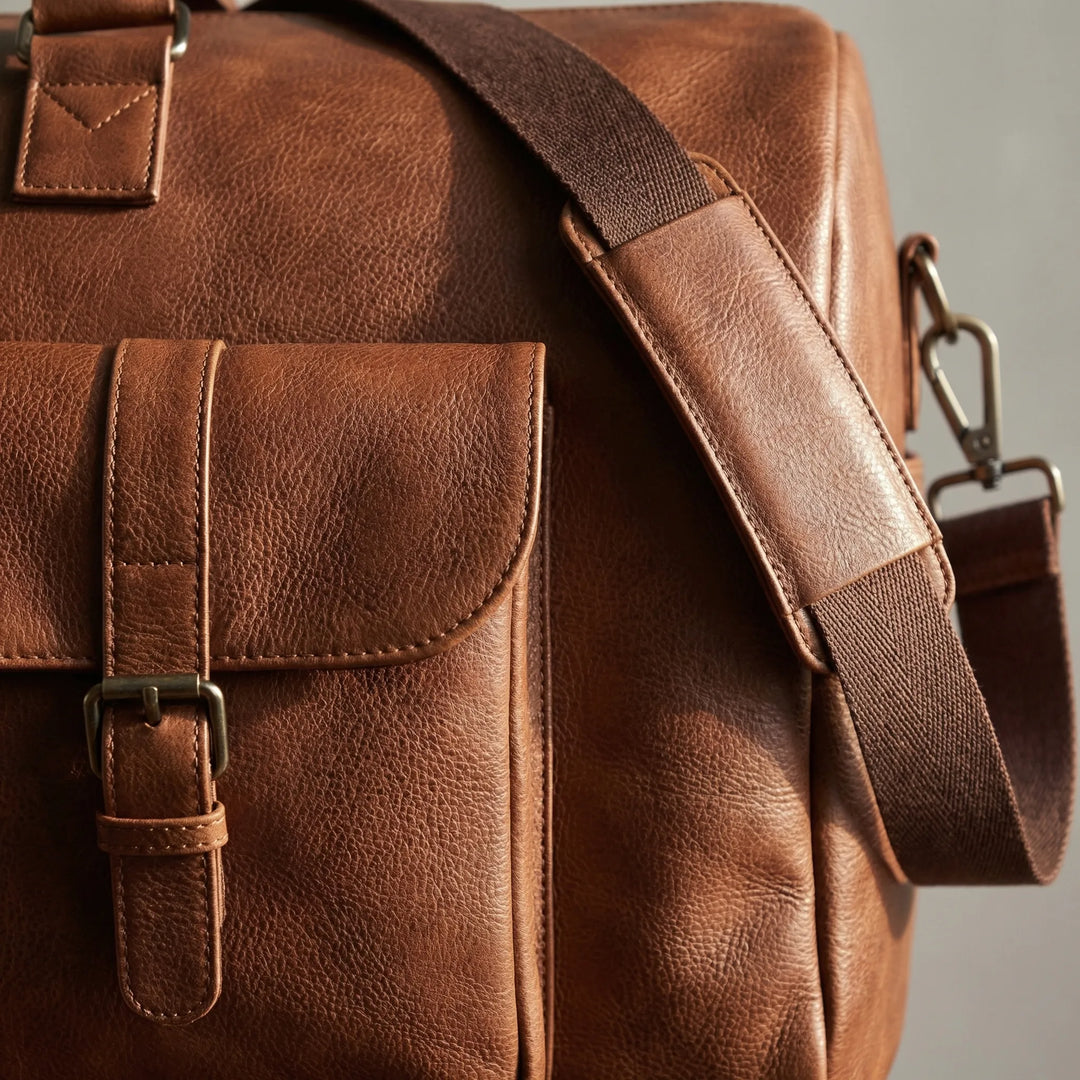 Structured Travel Duffel Bag - Voyara