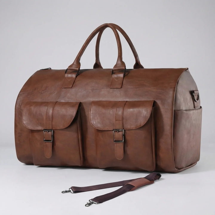 Structured Travel Duffel Bag - Voyara