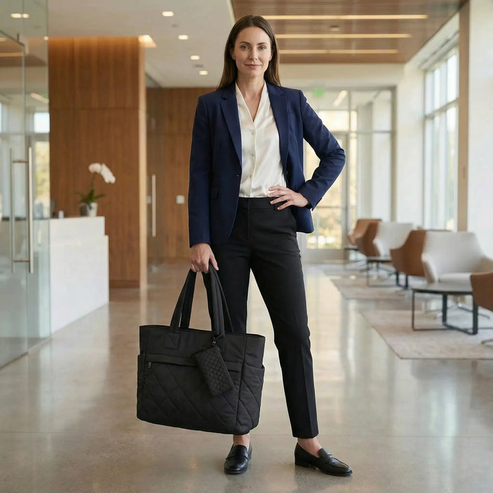Structured Work Tote Bag - Omnira