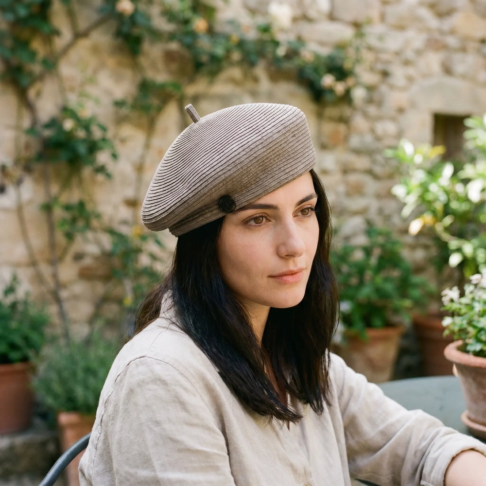 Structured Woven Beret - Aeriq