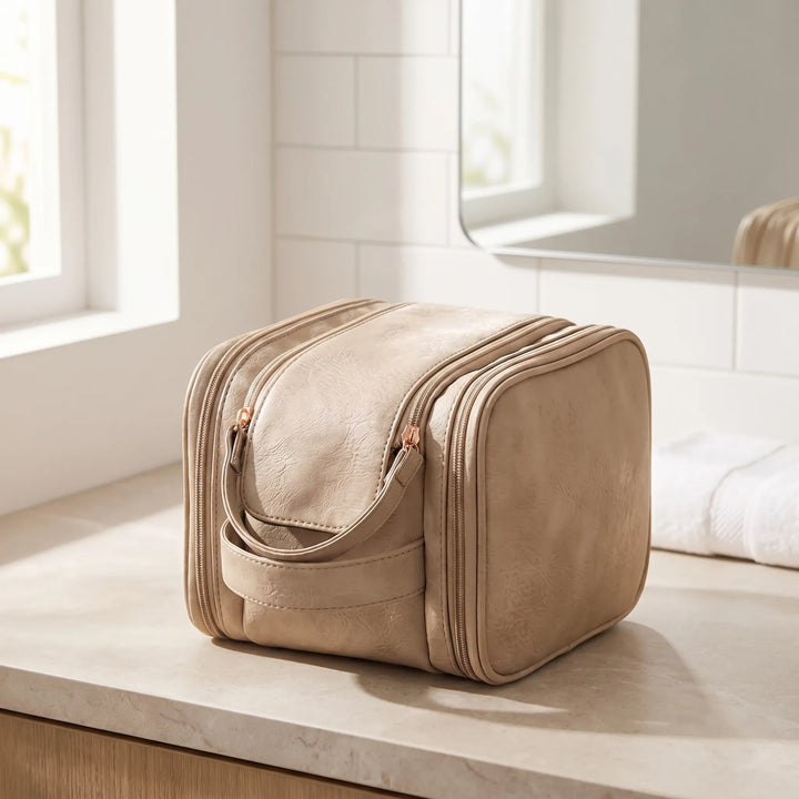 Multi-Compartment Travel Toiletry Bag - Glamtote