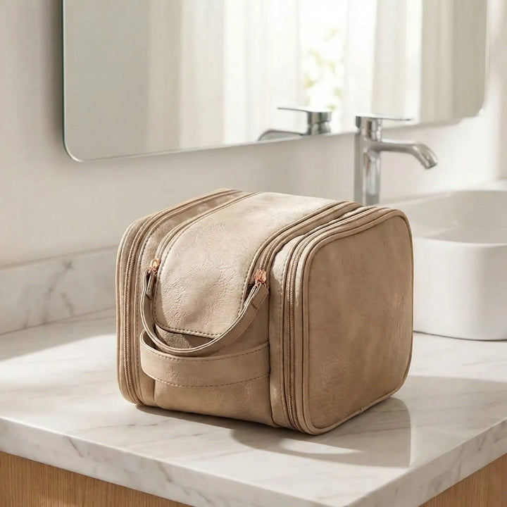 Multi-Compartment Travel Toiletry Bag - Glamtote