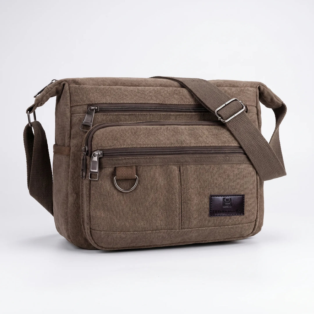 Multi-Compartment RFID Blocking Messenger Bag - Orgaroo