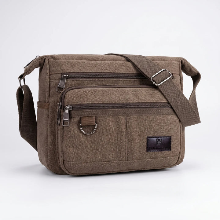 Multi-Compartment RFID Blocking Messenger Bag - Orgaroo