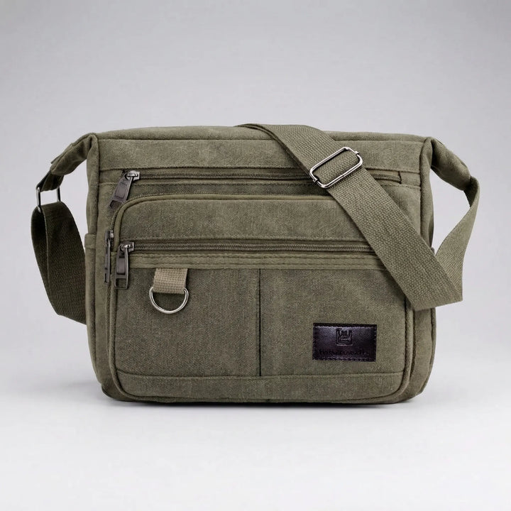 Multi-Compartment RFID Blocking Messenger Bag - Orgaroo