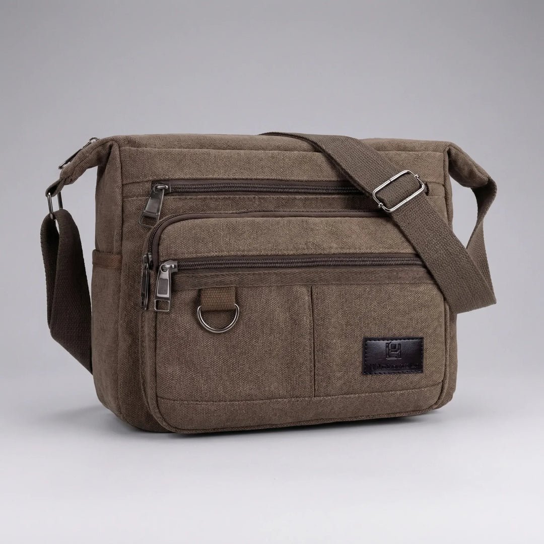 Multi-Compartment RFID Blocking Messenger Bag - Orgaroo