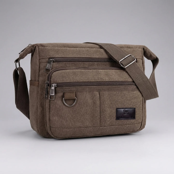 Multi-Compartment RFID Blocking Messenger Bag - Orgaroo