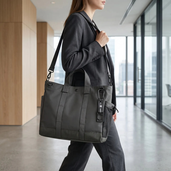 Multi-Compartment Laptop Tote With Adjustable Strap - Trekton