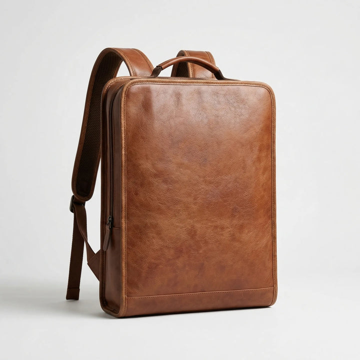 Structured Full-Grain Backpack For Laptops - Struxpak