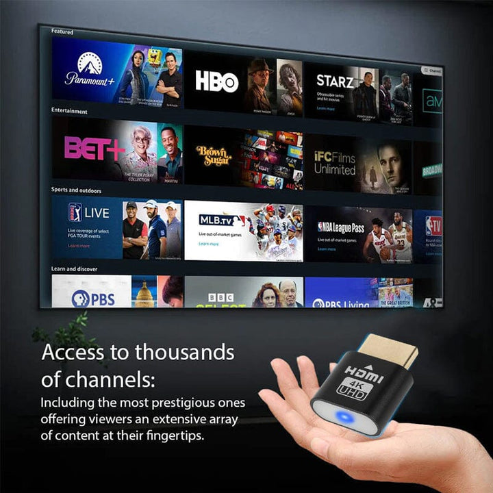 4K HDMI TV Streaming Device with Plug-and-Play Setup 5