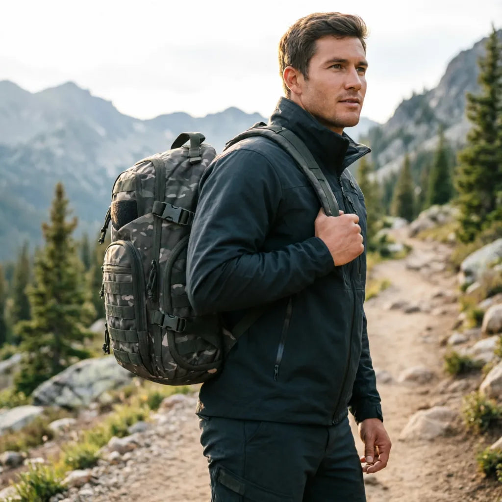 35L tactical Daypack With Molle Webbing - Tackvern