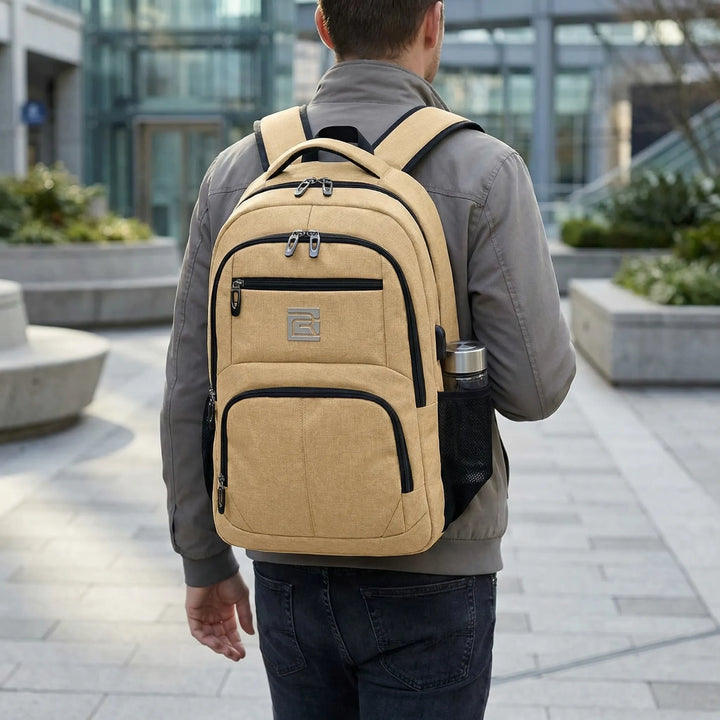 Slim Anti-Theft Laptop Backpack With USB Port - Carrynex